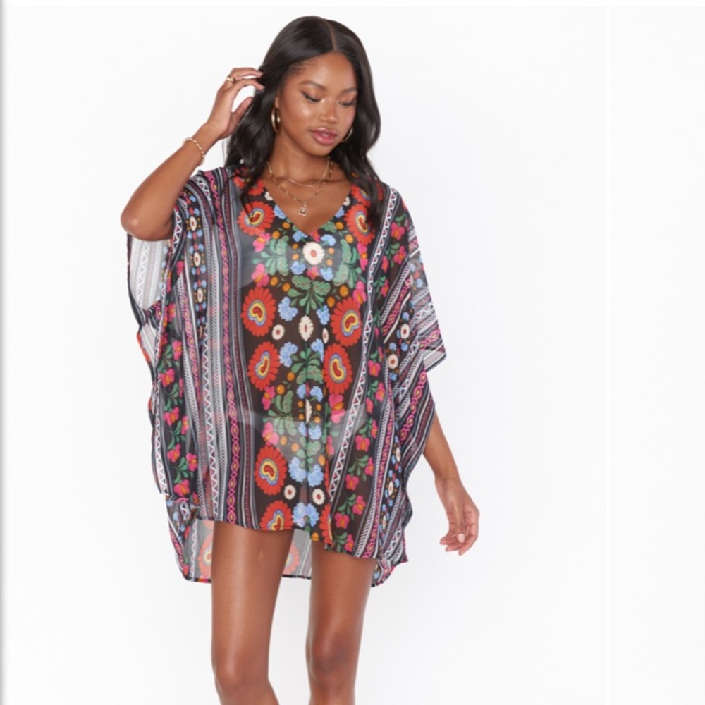 Show Me Your Mumu Brown Aztec Camisole Poncho